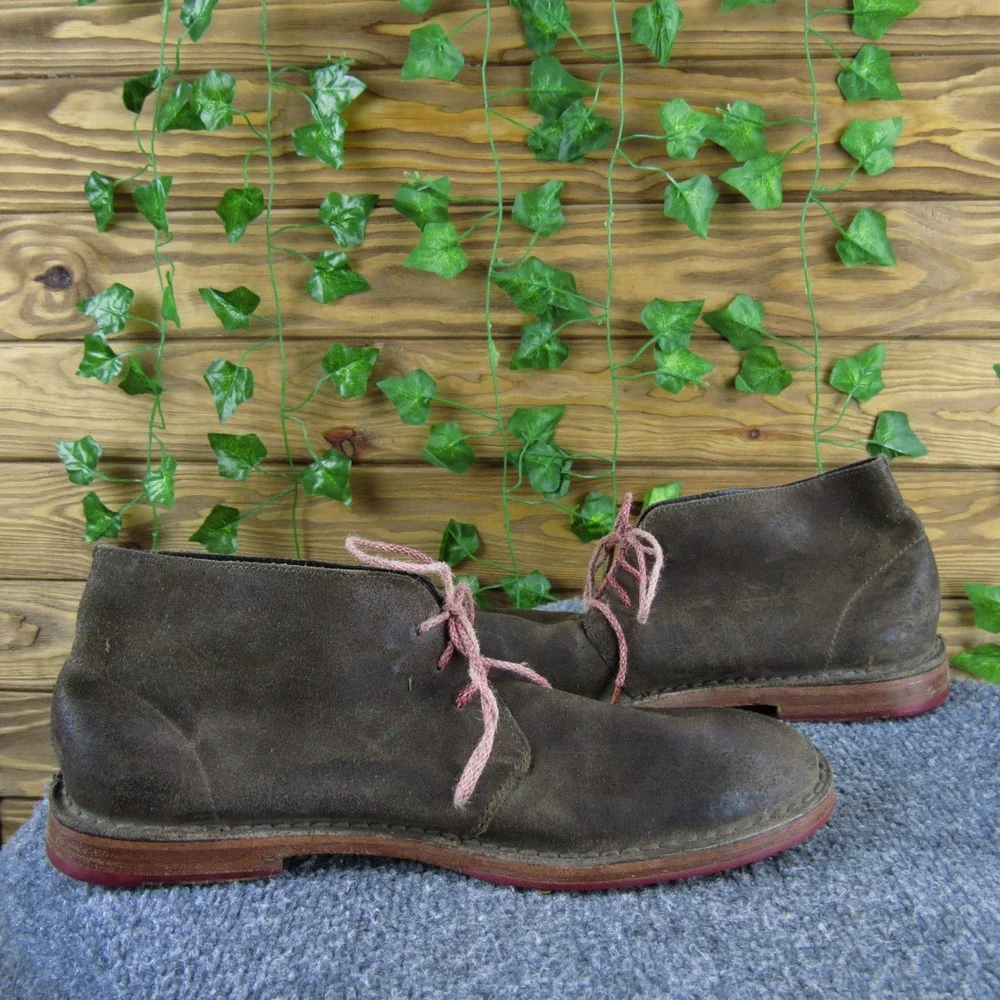 Cole Haan‎ Men's Brown Suede Leather Chukka Boots Size 7.5 Casual Comfort